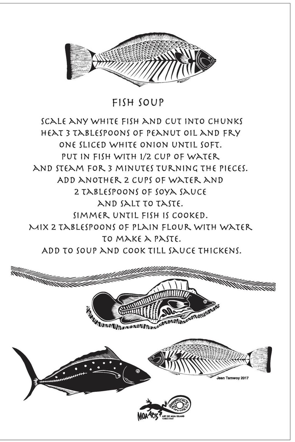 Fish Soup - Tea Towel