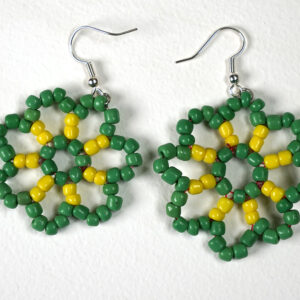 437-21</br><strong>Moa Island Style - Earrings (Bead Work)</strong></br>Danie Savage