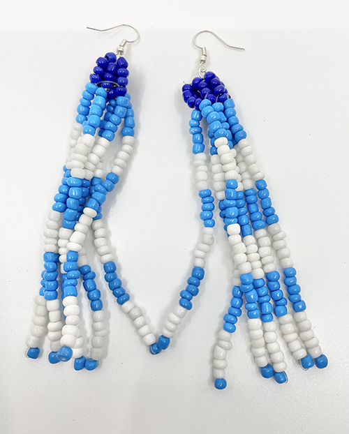 344-22</br><strong>Moa Island Style - Earrings (Bead Work)</strong></br>Danie Savage